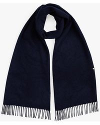 Tommy Hilfiger - Écharpe Hilfiger Flag En Cachemire À Franges - Lyst