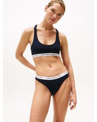 Tommy Hilfiger - Bralette Tommy Icons Sfoderata - Lyst