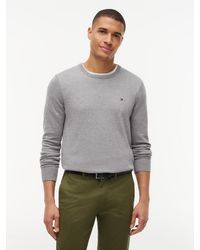 Tommy Hilfiger - Flag Crew Neck Jumper - Lyst
