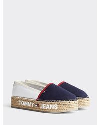 Tommy Hilfiger Platform-espadrille - Rood