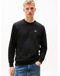 Tommy Hilfiger - Sweatshirt Met Ronde Hals En Tommy-Badge - Lyst