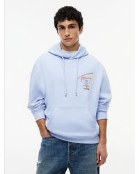 Tommy Hilfiger - Signature Back Logo Relaxed Hoody - Lyst
