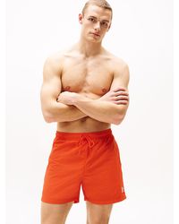 Tommy Hilfiger - Costume Boxer Media Lunghezza Con Monogramma - Lyst