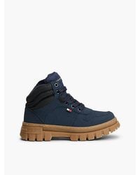 Tommy Hilfiger - Warm Lined Cleat Lace Up Boots - Lyst