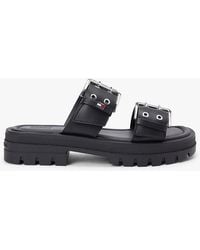 Tommy Hilfiger - Chunky Cleat Double Buckle Sandals - Lyst