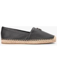 Tommy Hilfiger - Th Monogram Leather Espadrilles - Lyst