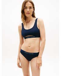 Tommy Hilfiger - Bas De Bikini Brésilien Th Original À Logo - Lyst