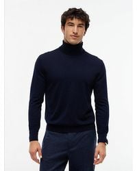 Tommy Hilfiger - New York Label Wool Roll Neck Jumper - Lyst