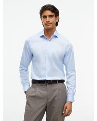 Tommy Hilfiger - New York Label Slim Fit Flex Collar Shirt - Lyst