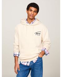 Tommy Hilfiger - Graphic Signature Logo Hoody - Lyst