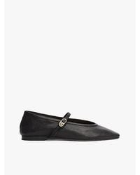 Tommy Hilfiger - Mary Jane-Ballerina Aus Leder - Lyst