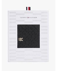 Tommy Hilfiger - Cartera Con Monograma Th Y Cremallera - Lyst