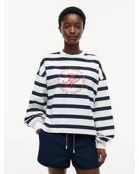 Tommy Hilfiger - Logo Relaxed Crew Neck Sweatshirt - Lyst