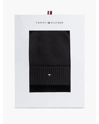 Tommy Hilfiger - Hilfiger Flag Beanie And Scarf Gift Box - Lyst