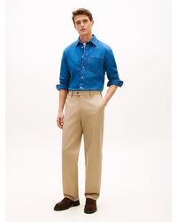 Tommy Hilfiger - River Relaxed Straight Piece Dyed Chinos - Lyst