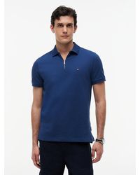 Tommy Hilfiger - Regular Fit Air Dot Zip Polo Shirt - Lyst