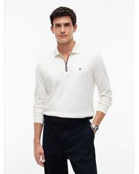 Tommy Hilfiger - Fluid Cotton Long Sleeve Polo Shirt - Lyst