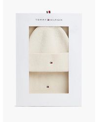 Tommy Hilfiger - Hilfiger Flag Beanie And Scarf Gift Box - Lyst