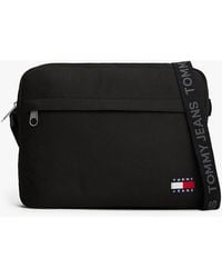 Tommy Hilfiger - Essential Repeat Logo Strap Laptop Bag - Lyst