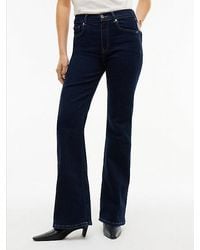 Tommy Hilfiger - Luna Mid Rise Flared Jeans - Lyst