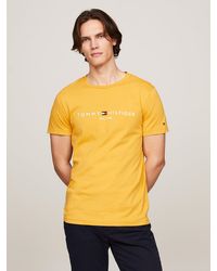 Tommy Hilfiger - T-shirt ajusté à logo brodé - Lyst