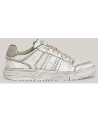 Tommy Hilfiger - The Brooklyn Leather Dip Dye Fine Cleat Trainers - Lyst