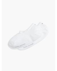 Tommy Hilfiger - 2-Pack Anti-Slip Heel Footie Socks - Lyst