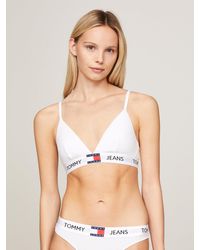 Tommy Hilfiger - Heritage Padded Triangle Bralette - Lyst