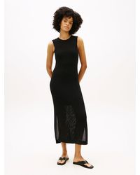 Tommy Hilfiger - Crochet Maxi Tank Top Dress - Lyst