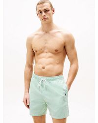 Tommy Hilfiger - Original Medium Lange Zwemshort Met Streep - Lyst