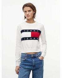 Tommy Hilfiger - Tommy Flag Crew Neck Jumper - Lyst
