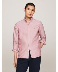 Tommy Hilfiger - Dobby Slim Fit Oxford Shirt - Lyst