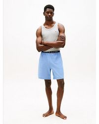 Tommy Hilfiger - Original Gestreepte Loungeshort Van Jersey - Lyst