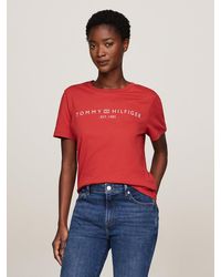 Tommy Hilfiger - Crew Neck Logo T-shirt - Lyst