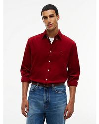 Tommy Hilfiger - Regular Fit Fine Corduroy Shirt - Lyst