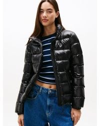 Tommy Hilfiger - Shiny Down Slim Puffer Jacket - Lyst