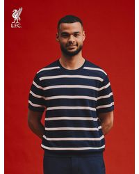 Tommy Hilfiger - New York Label Breton Stripe Knit Relaxed T-shirt - Lyst