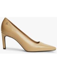Tommy Hilfiger - Th Monogram Leather High Heels - Lyst