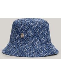 Tommy Hilfiger - Th Monogram Jacquard Bucket Hat - Lyst