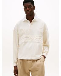 Tommy Hilfiger - The Apxgp Collection Relaxed Tonal Embroidery Rugby Shirt - Lyst