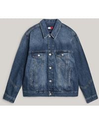 Tommy Hilfiger - Veste Décontractée Délavée En Denim Tj X Game Day - Lyst