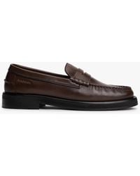 Tommy Hilfiger - Mocassins En Cuir À Logo Estampé - Lyst