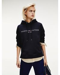 Tommy Hilfiger Essentials Hoodie Met Logo - Zwart