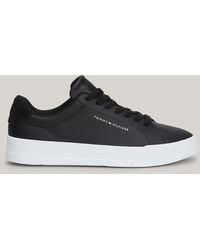 Tommy Hilfiger - Leather Chunky Court Trainers - Lyst