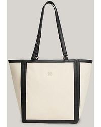 Tommy Hilfiger - Bolso tote Essential con ribetes a contraste - Lyst