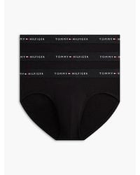 Tommy Hilfiger - 3 Pack Signature Repeat Logo Waistband Briefs - Lyst
