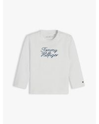 Tommy Hilfiger - Rope Logo Jersey Long Sleeve T-Shirt - Lyst