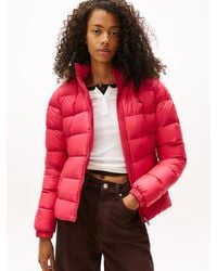 Tommy Hilfiger - Shiny Water Repellent Down Puffer Jacket - Lyst