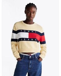 Tommy Hilfiger - Jersey Color Block De Corte Amplio Con Logo - Lyst