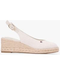 Tommy Hilfiger - Hemp Slingback Wedge Espadrilles - Lyst